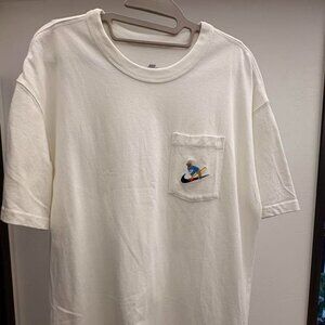 Short-sleeved shirt, white   M